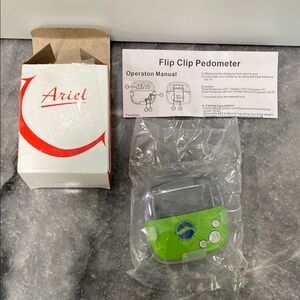 Green Pedometer New in Box